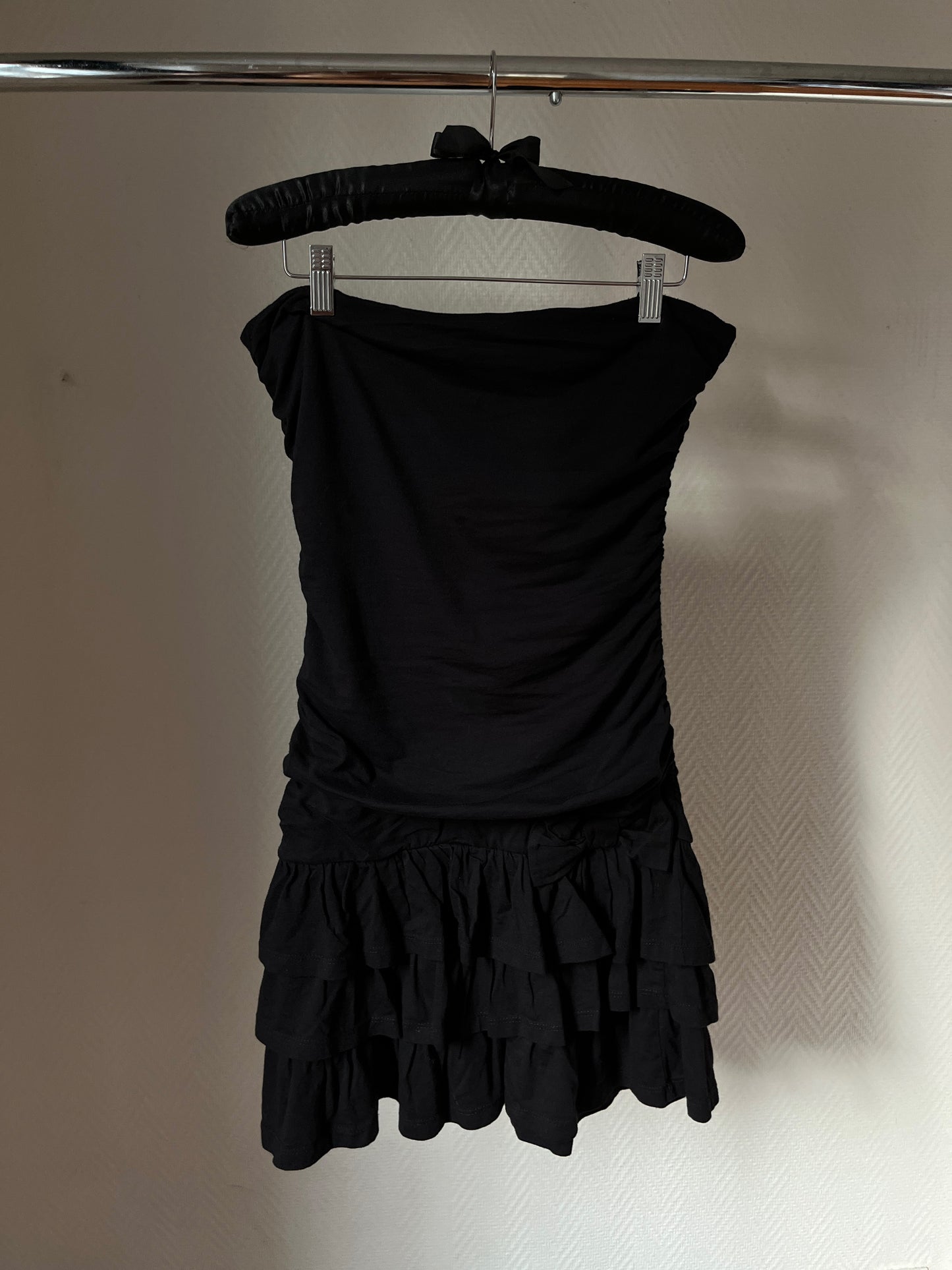 Vintage bustier ribbon dress