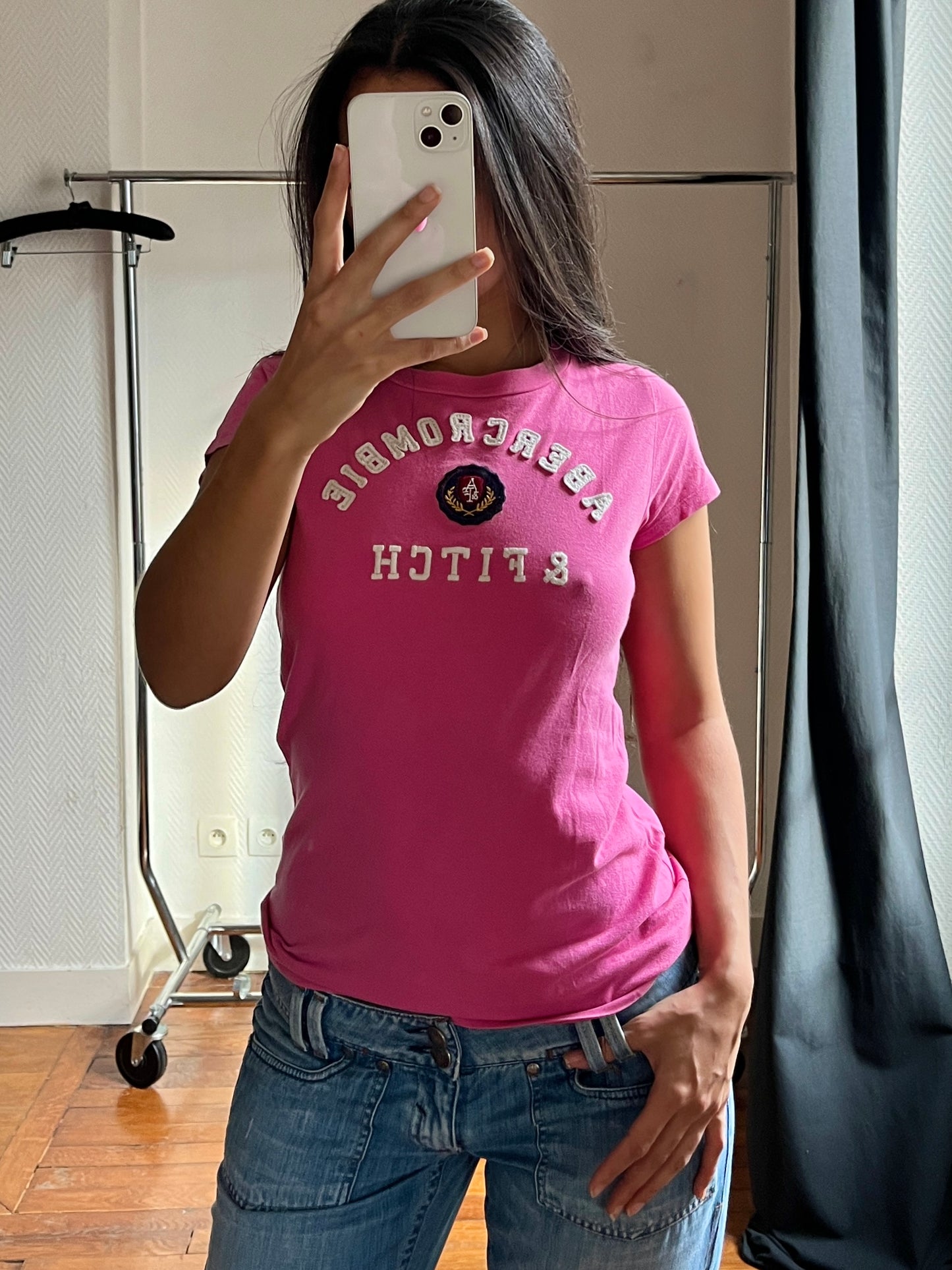 Vintage A&F pink T shirt