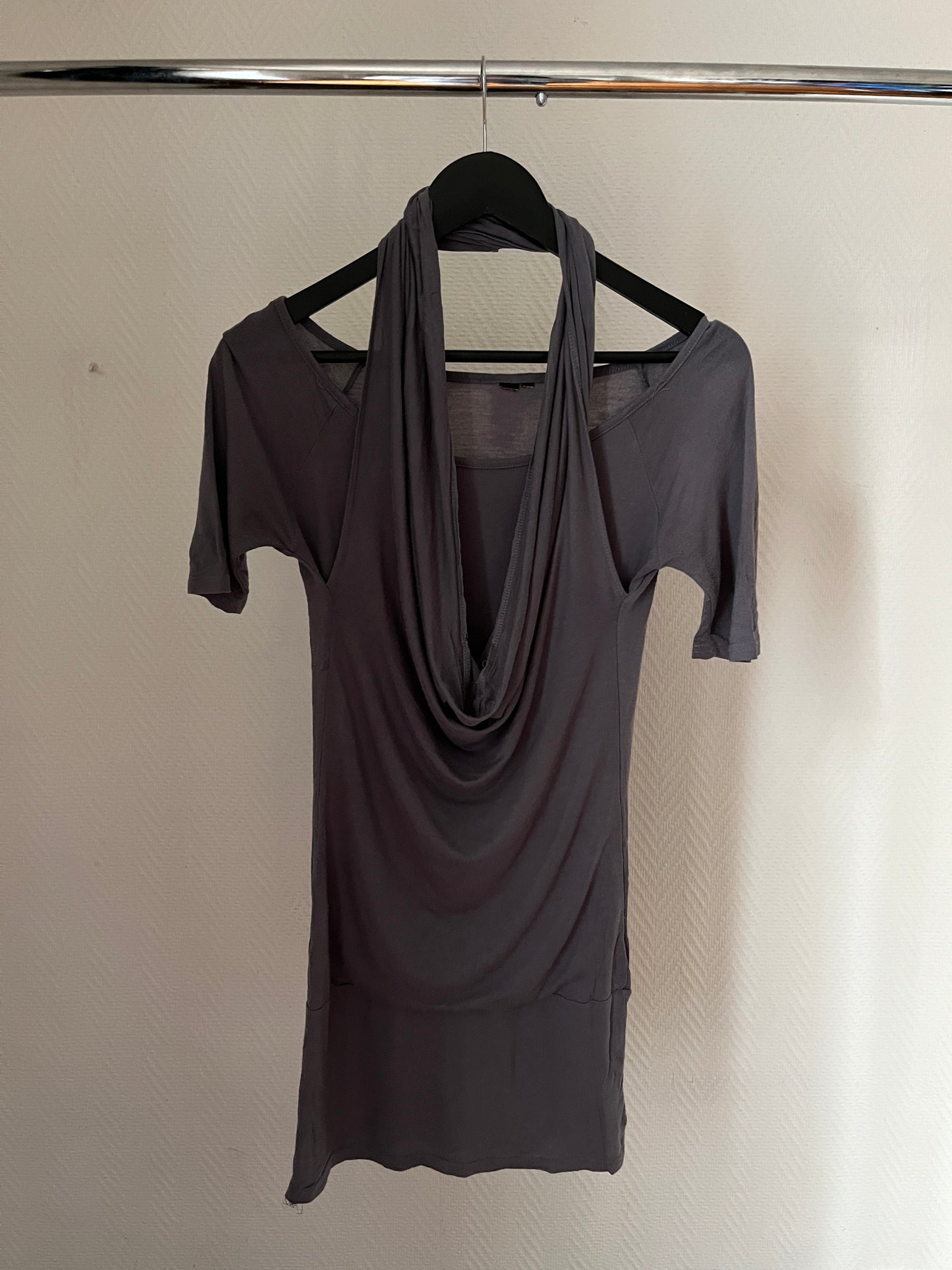 Vintage draped 2 in one top