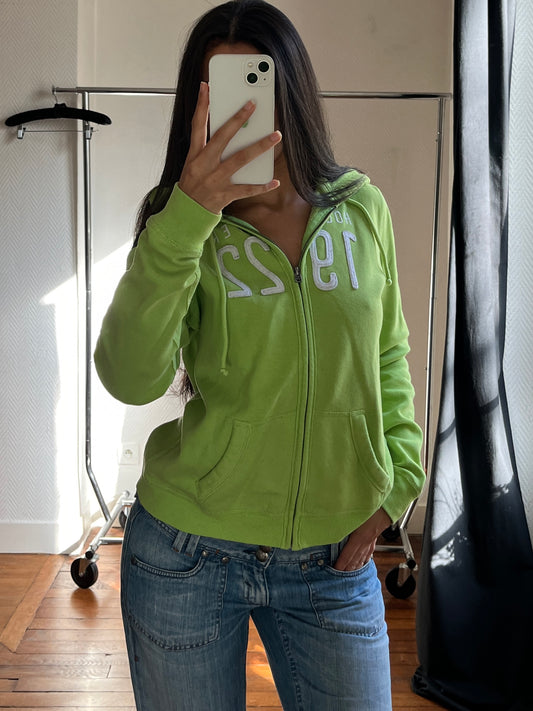 Vintage Hollister hooded zip up jacket