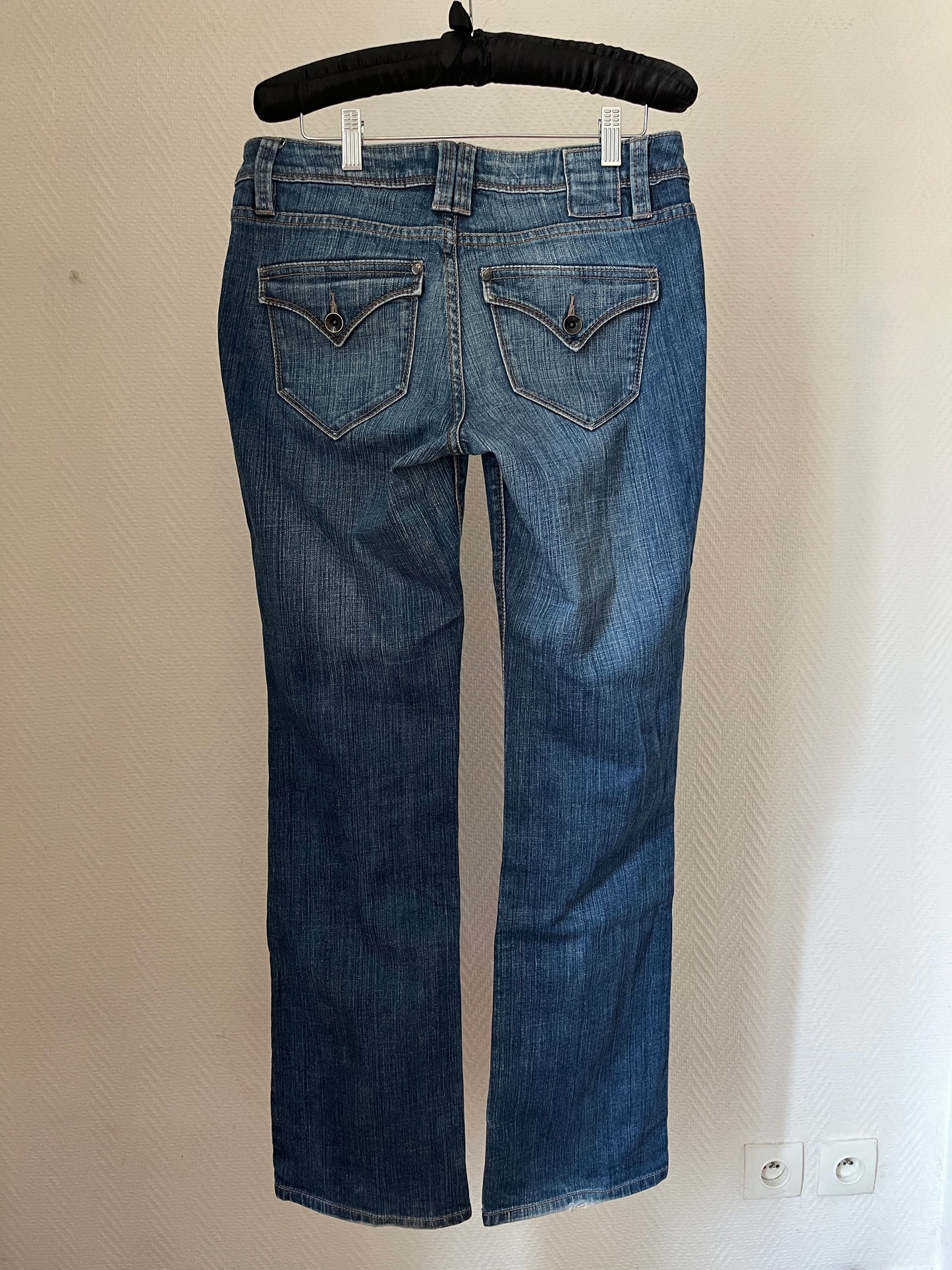 Vintage straight blue jeans