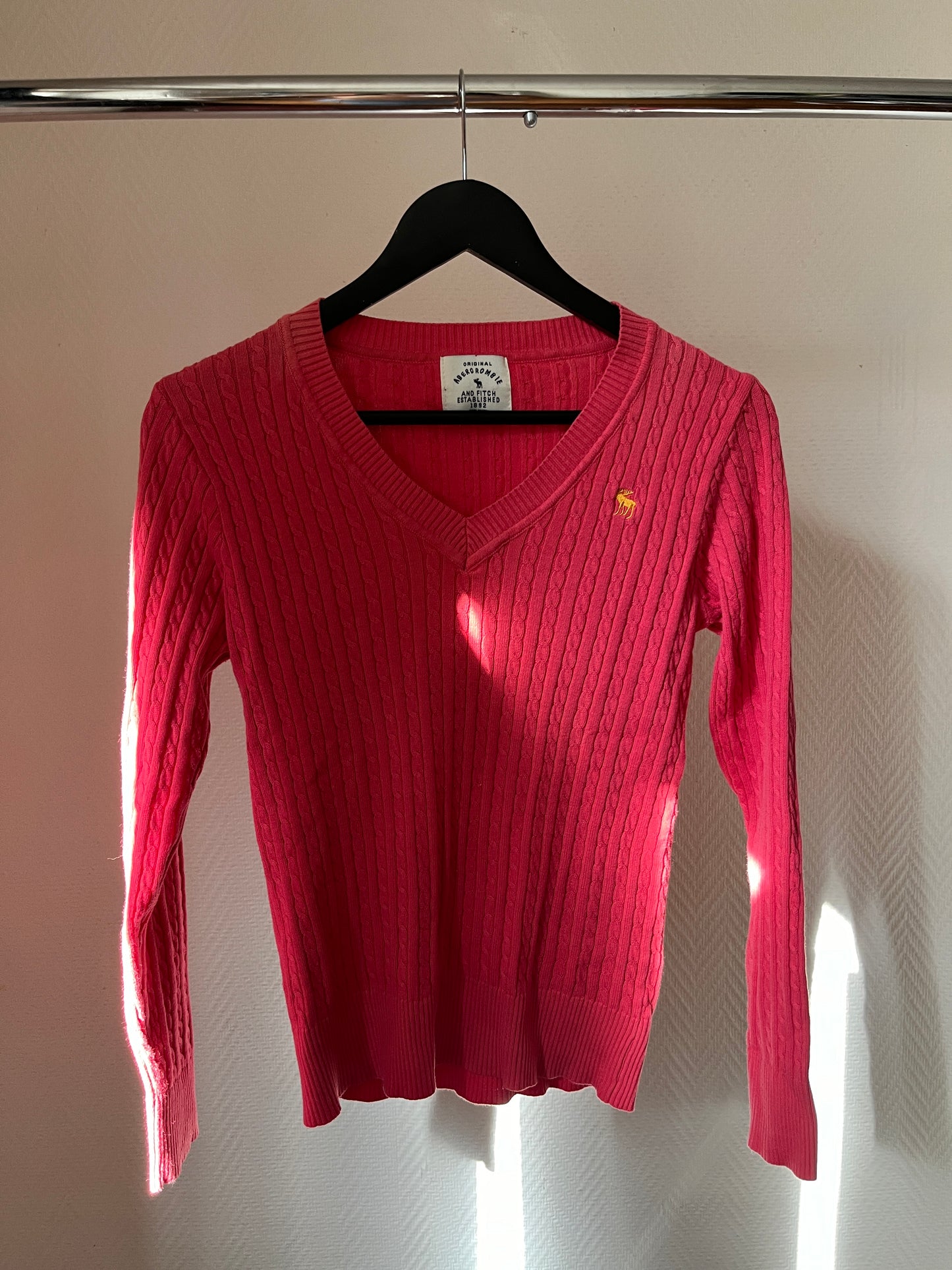 Vintage Abercrombie pink knitted sweater