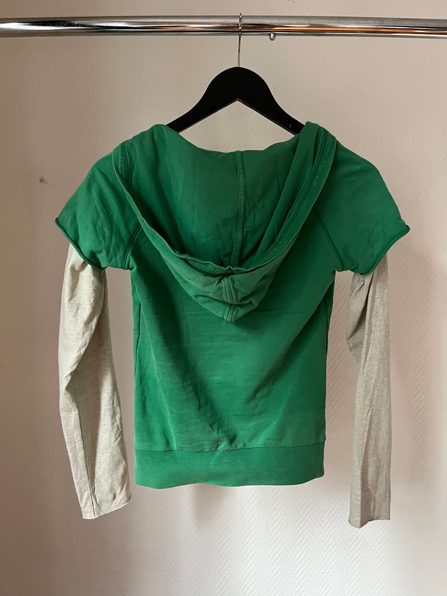 Vintage 2 in one hooded top