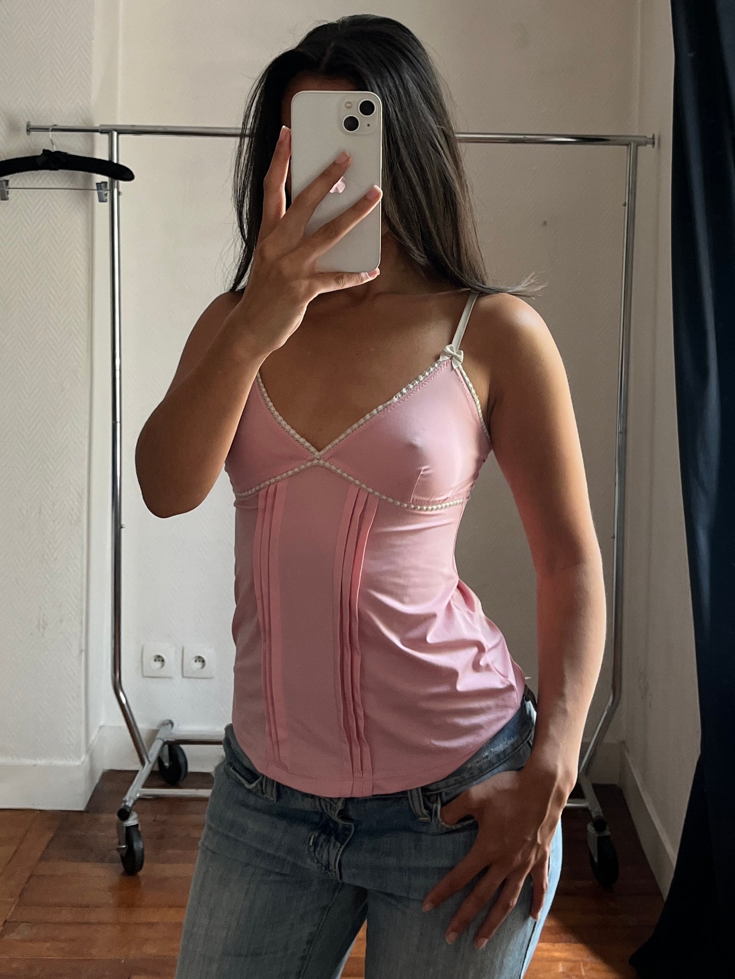 Vintage pink cami top
