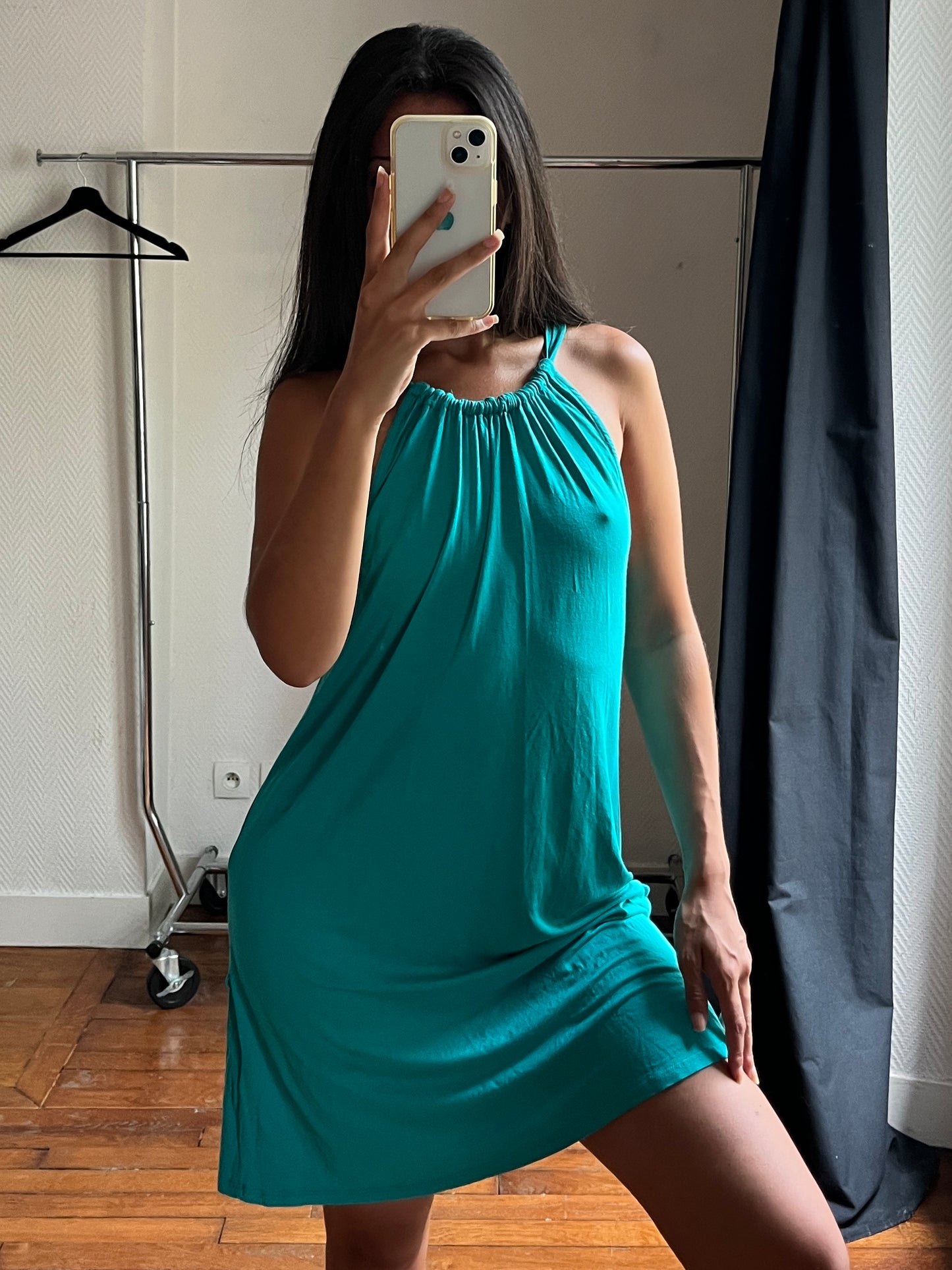 Vintage blue summer dress