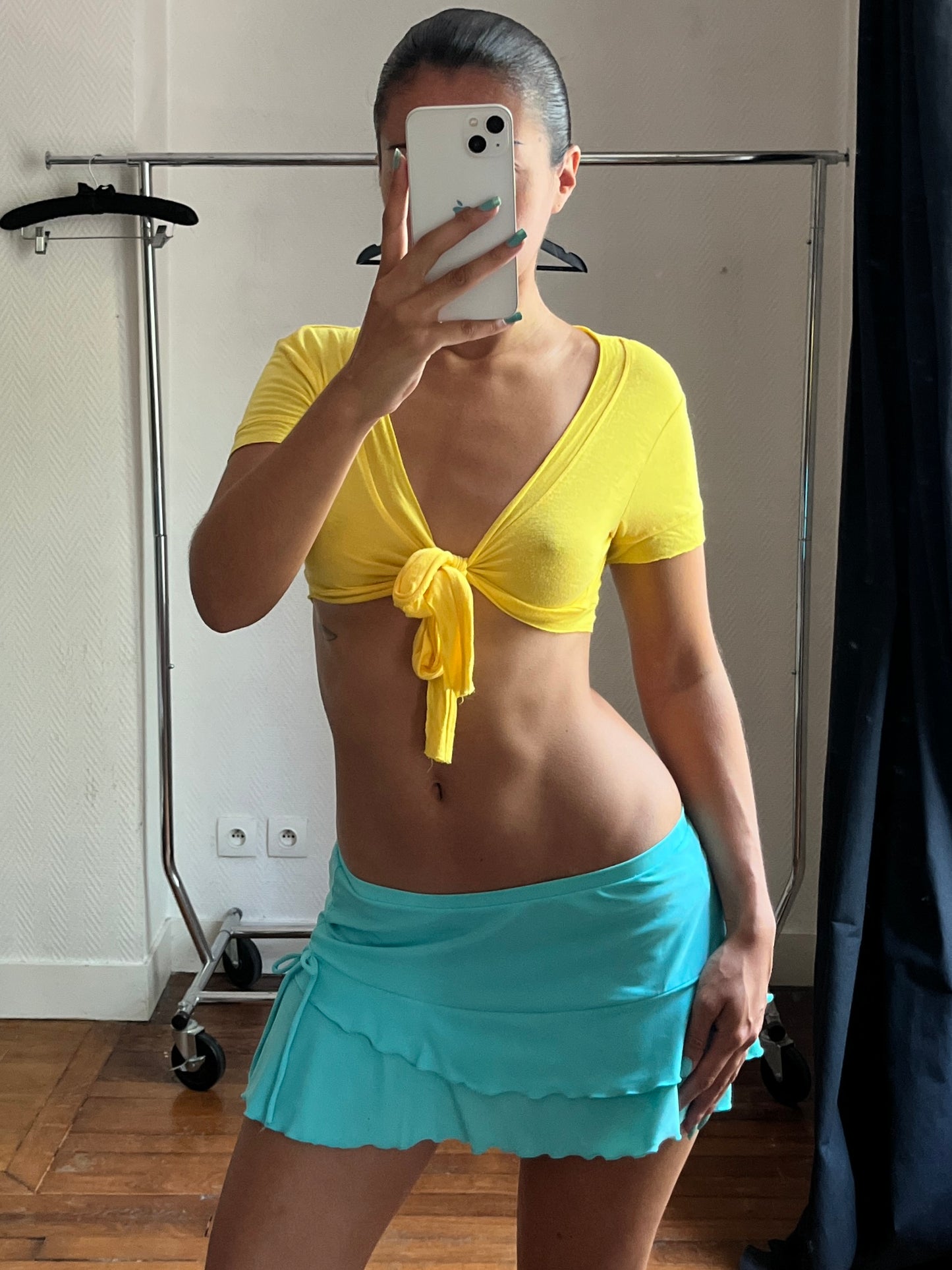 Vintage yellow bolero