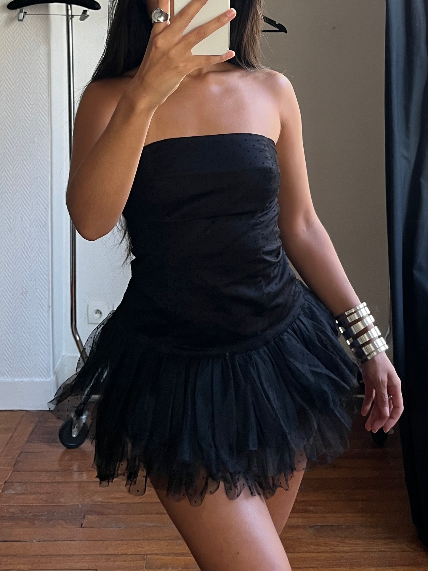 Vintage ballerina style bustier dress