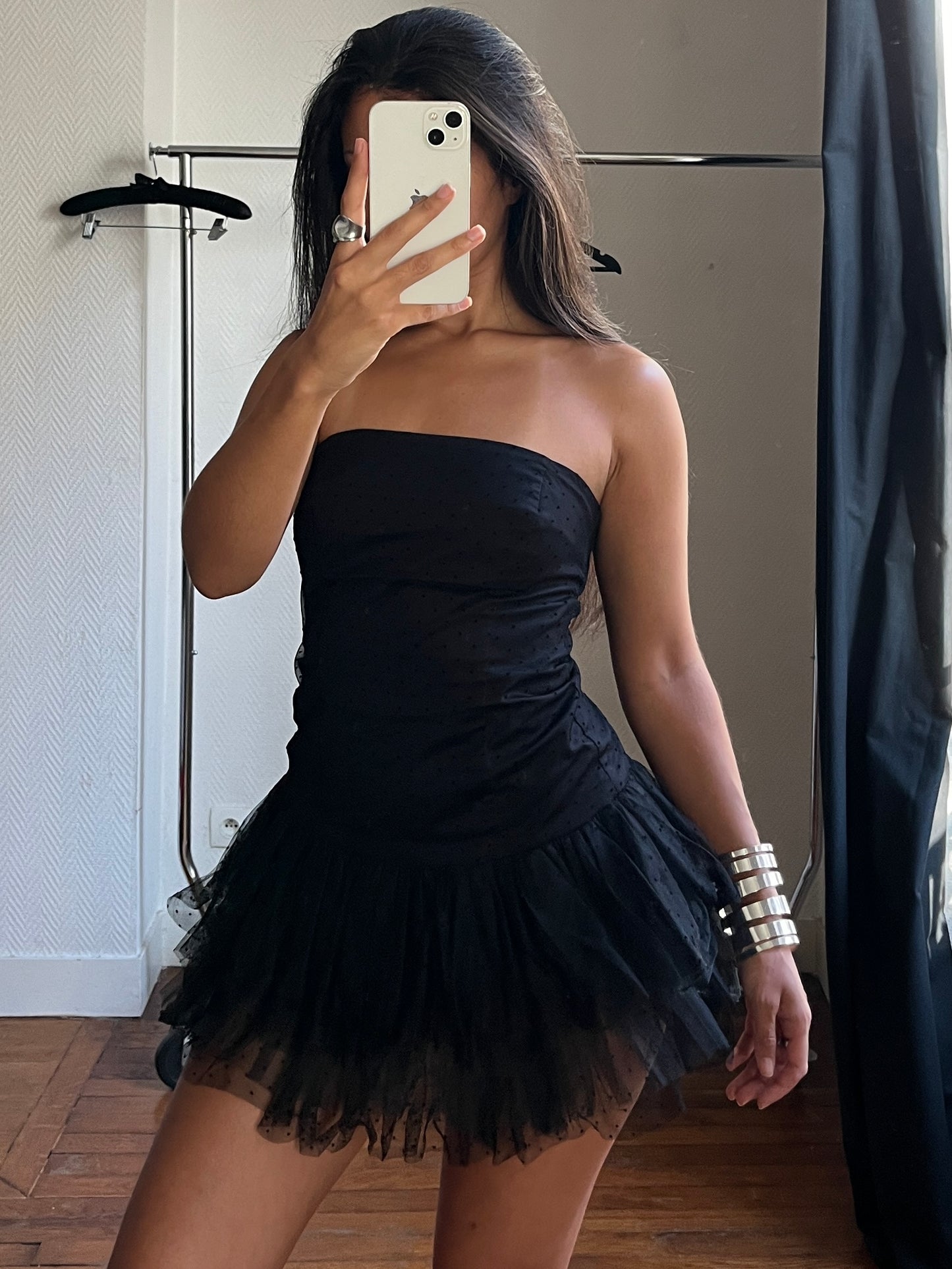 Vintage ballerina style bustier dress