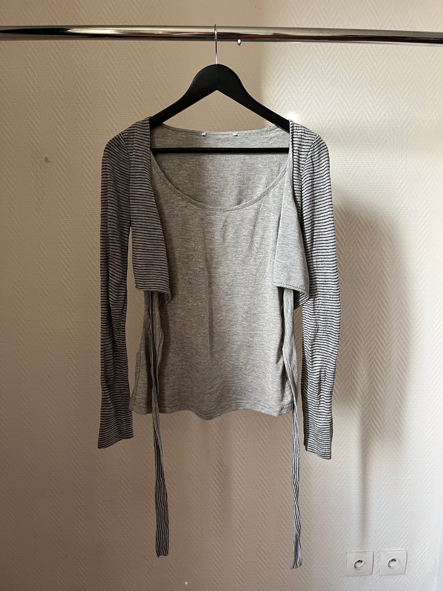 Vintage 2 in 1 long sleeved top