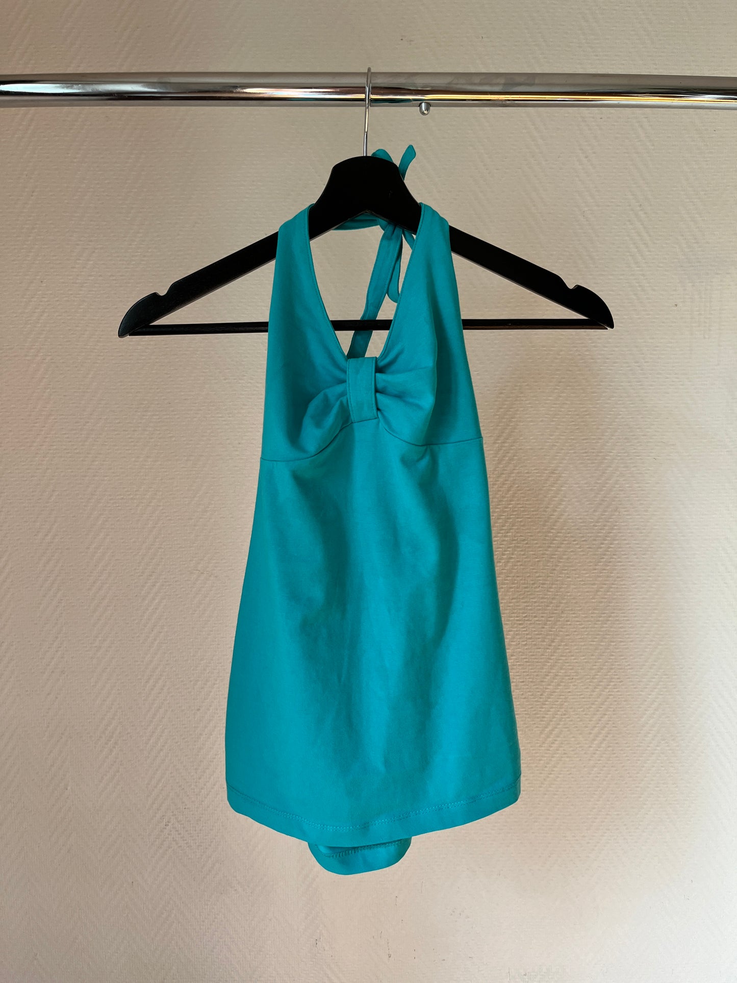Vintage blue halter top