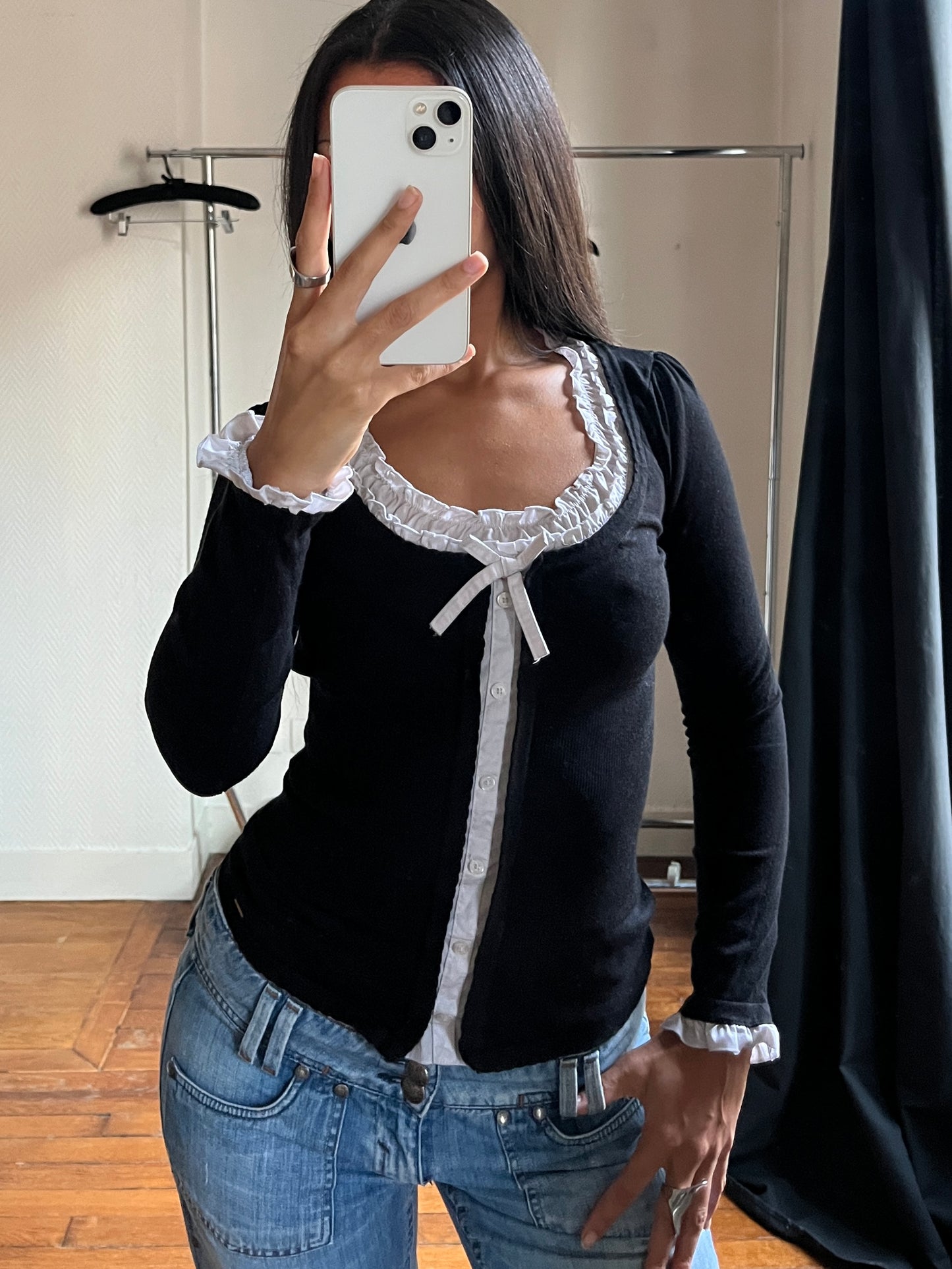 Vintage bimaterial top