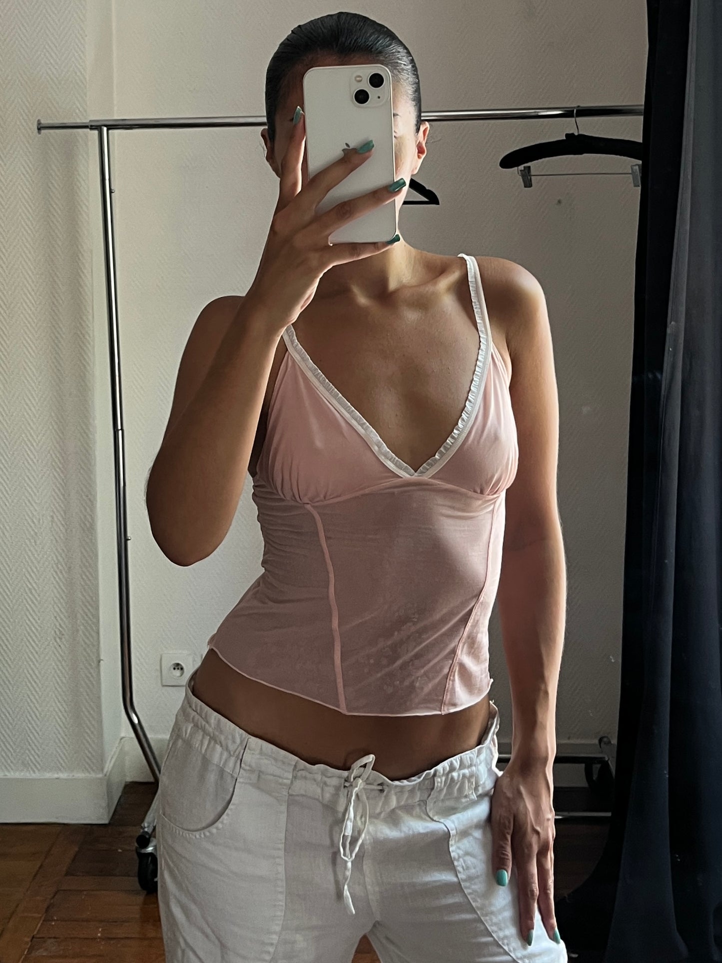 Vintage pink cami top
