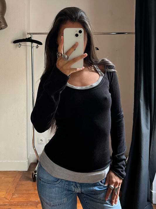 Vintage 2 in 1 top