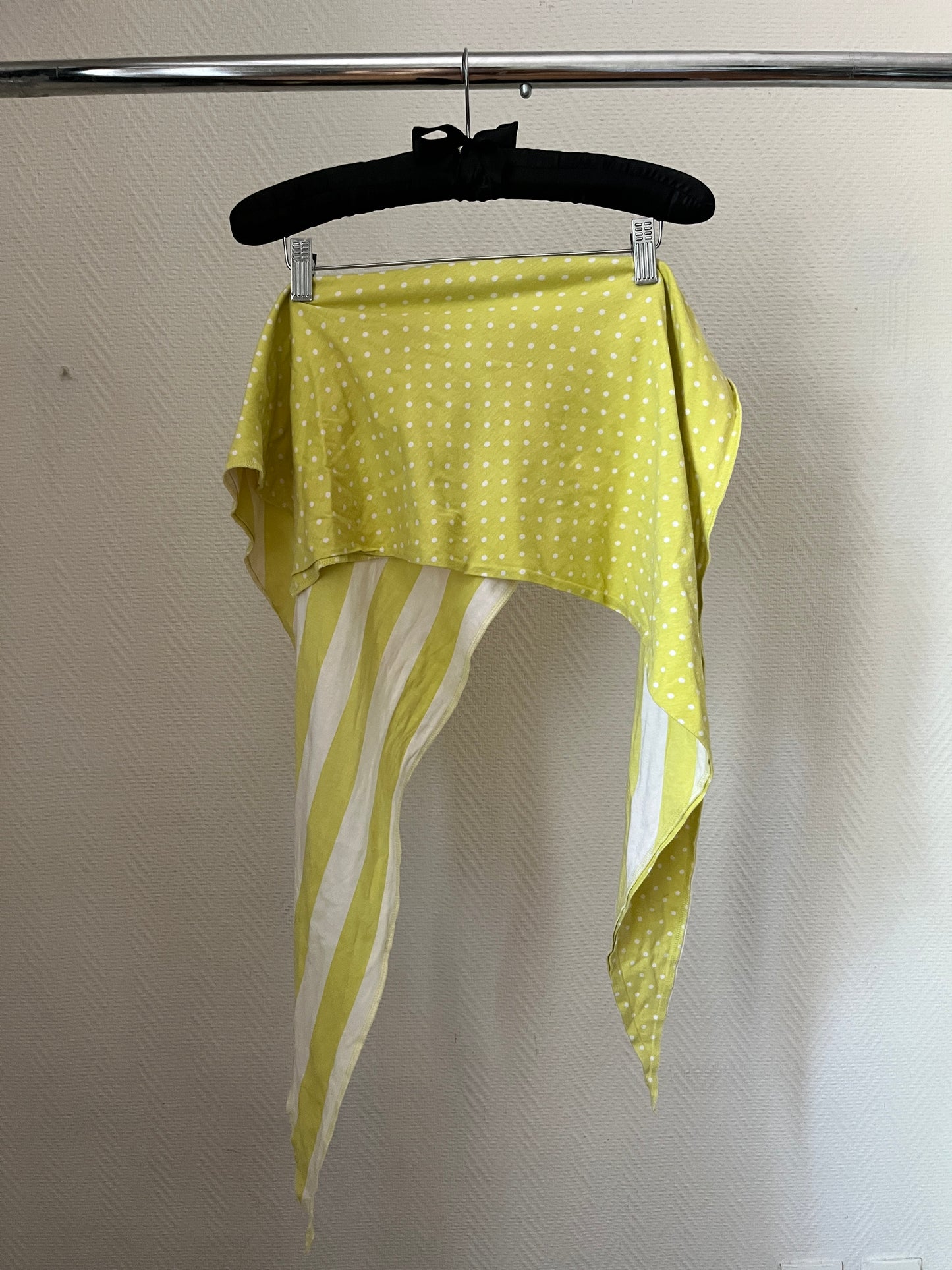 Vintage polka dot reversible pareo