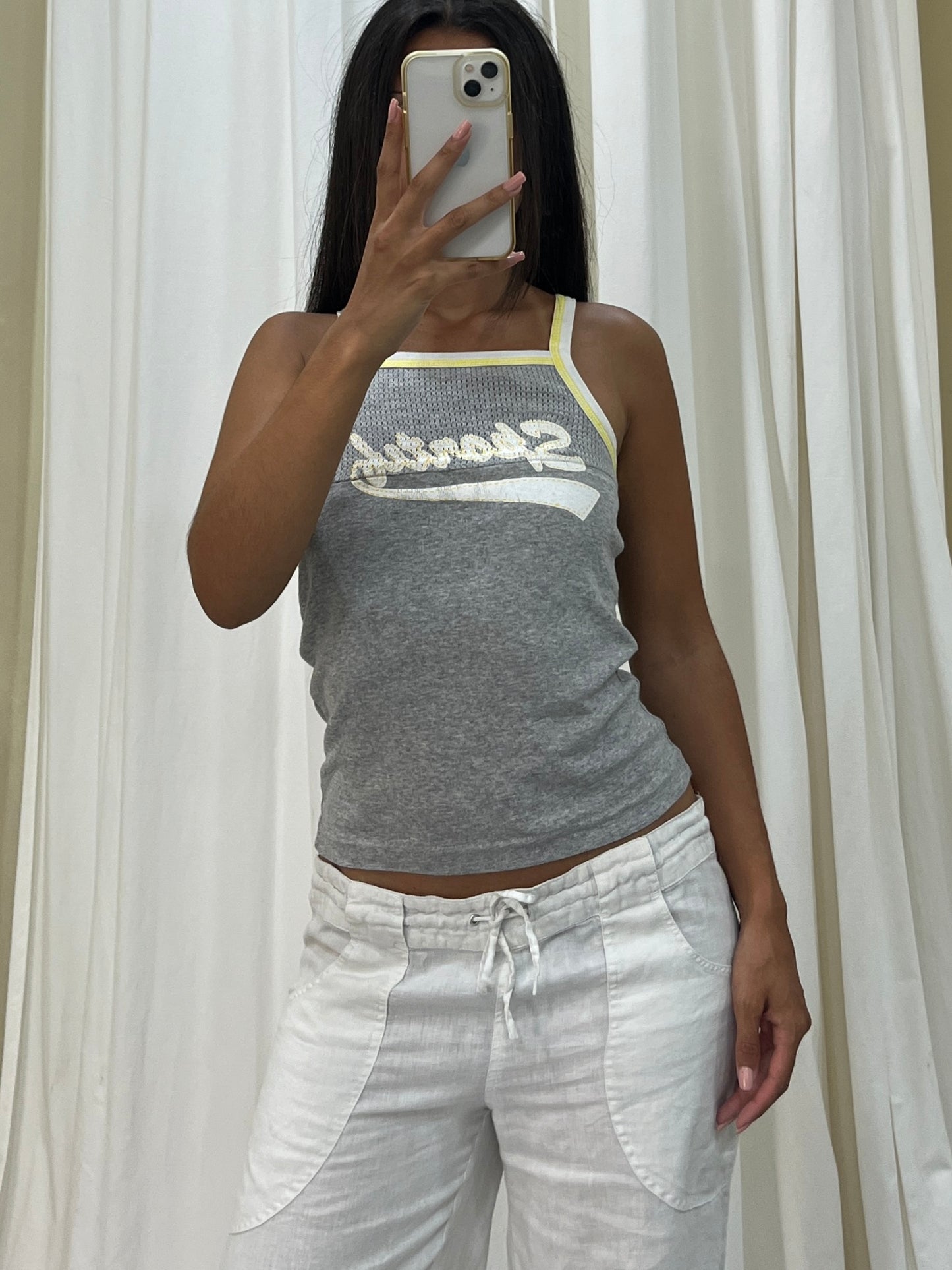 Vintage grey sporty top