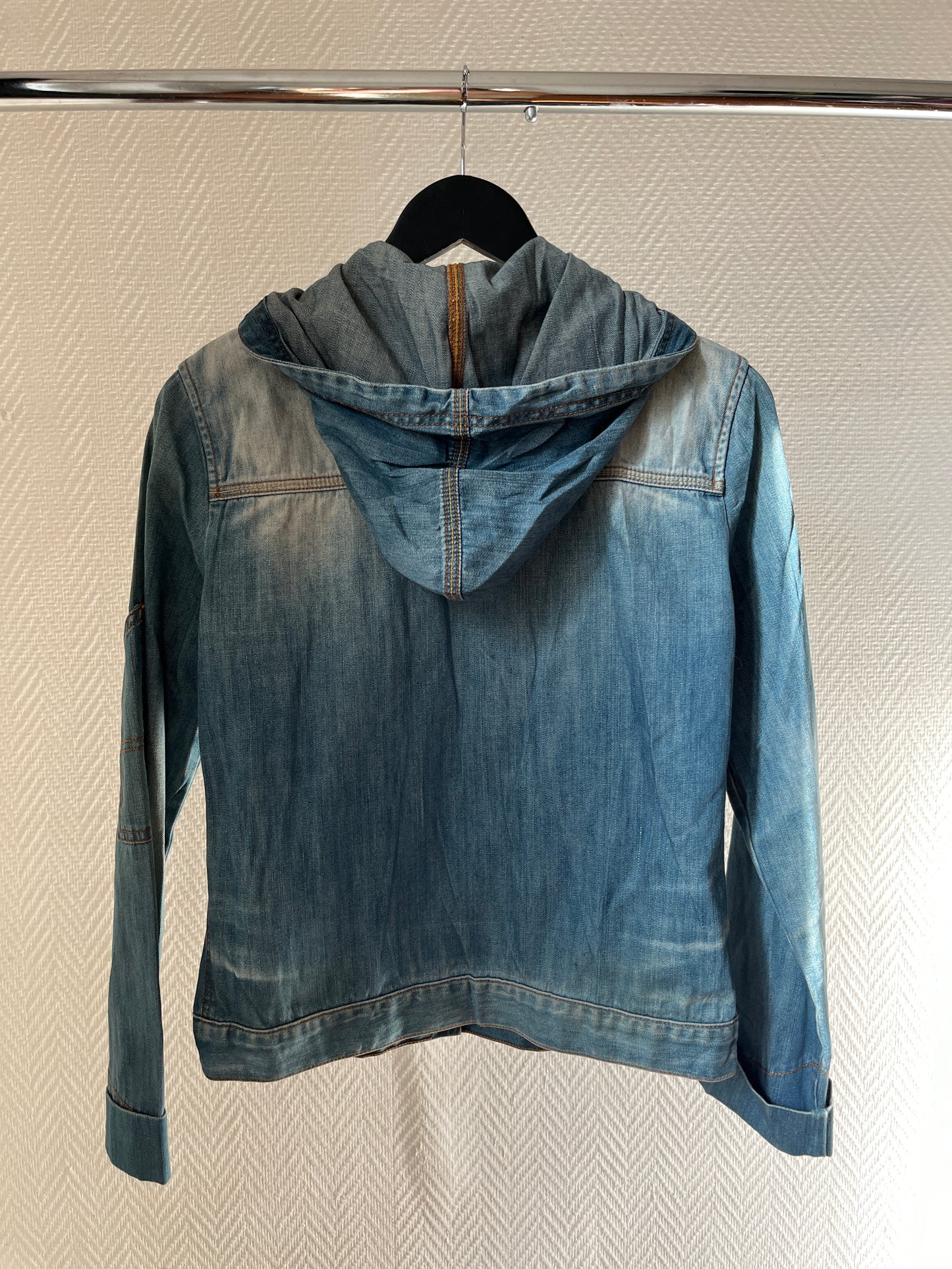 Killah by Miss Sixty denim hooded zip up jacket