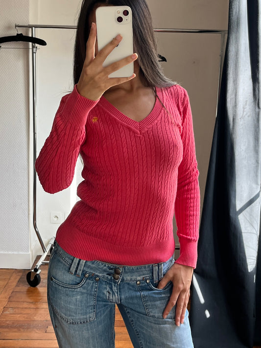 Vintage Abercrombie pink knitted sweater