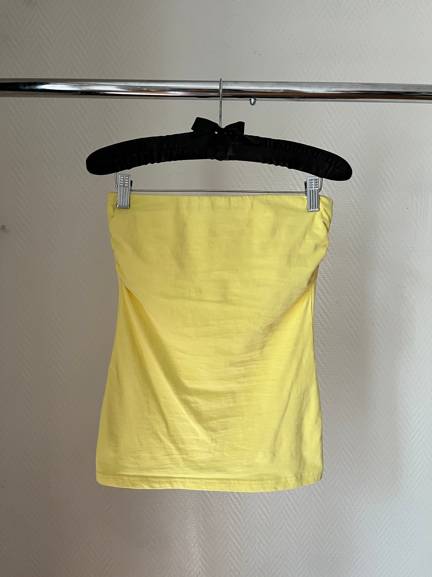 Vintage yellow tube top