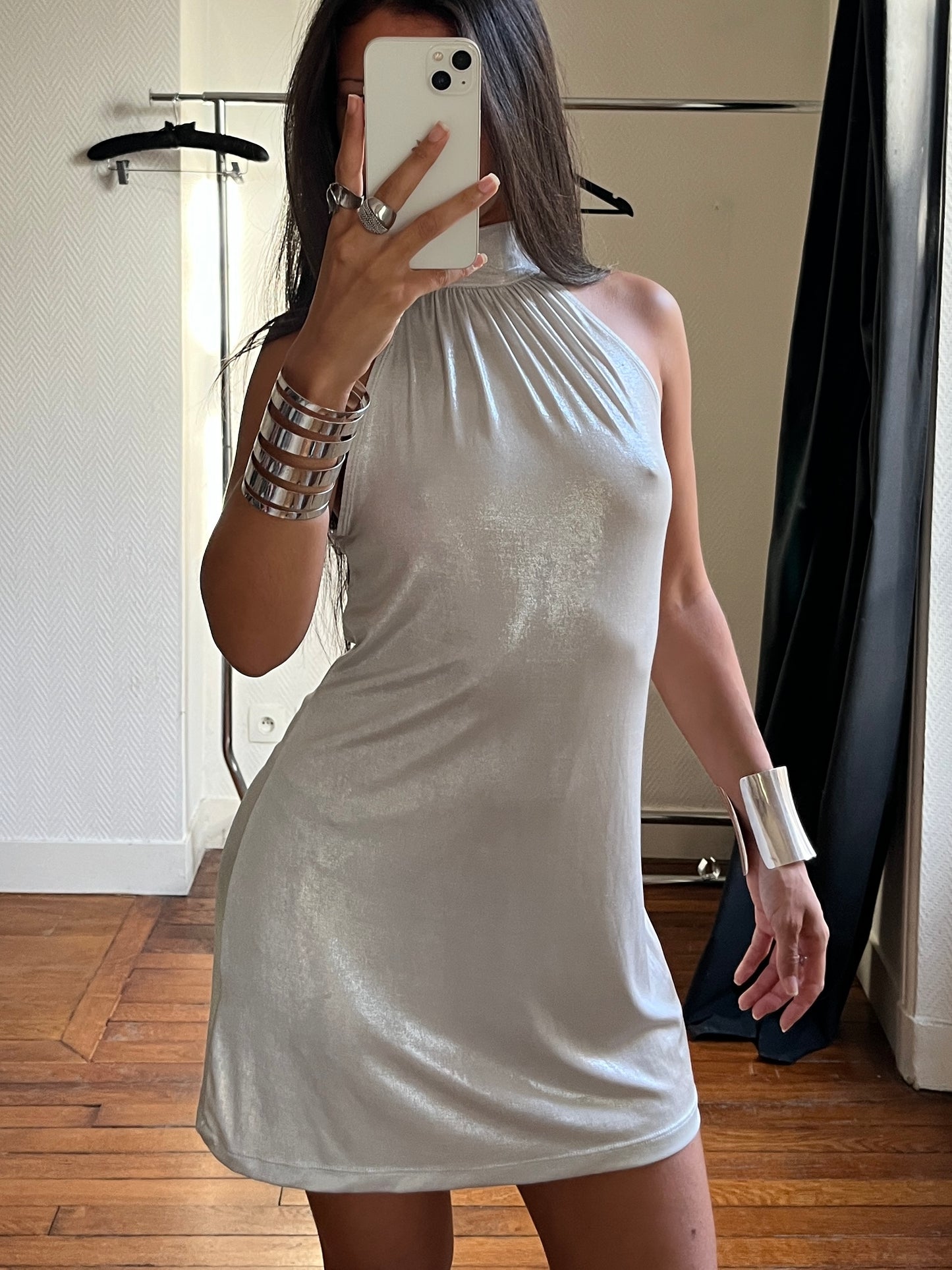 Vintage silver dress