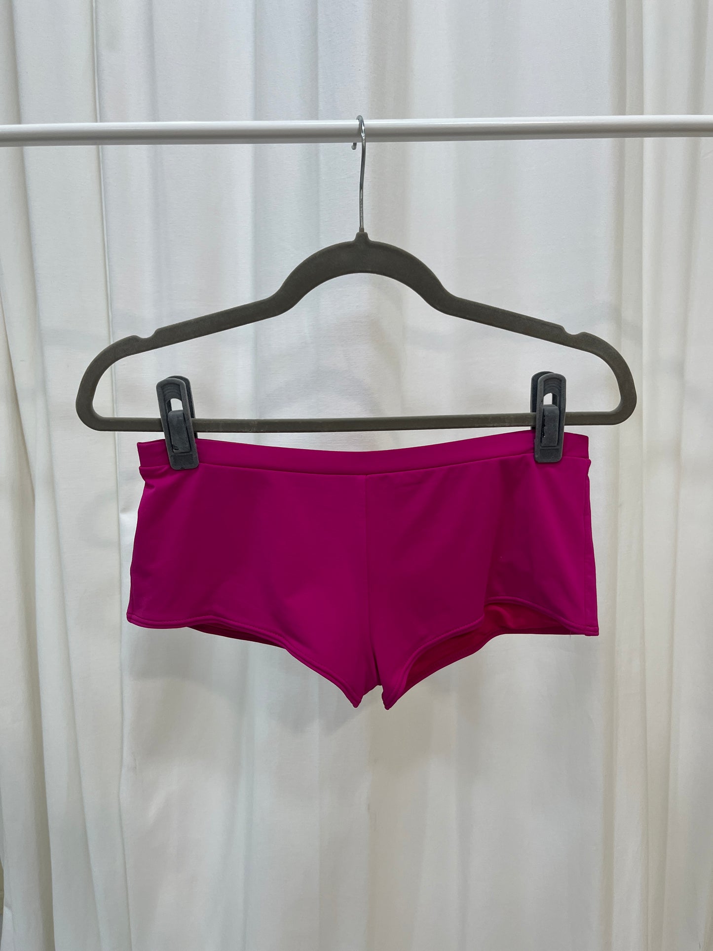 Vintage fuschia micro beach shorts
