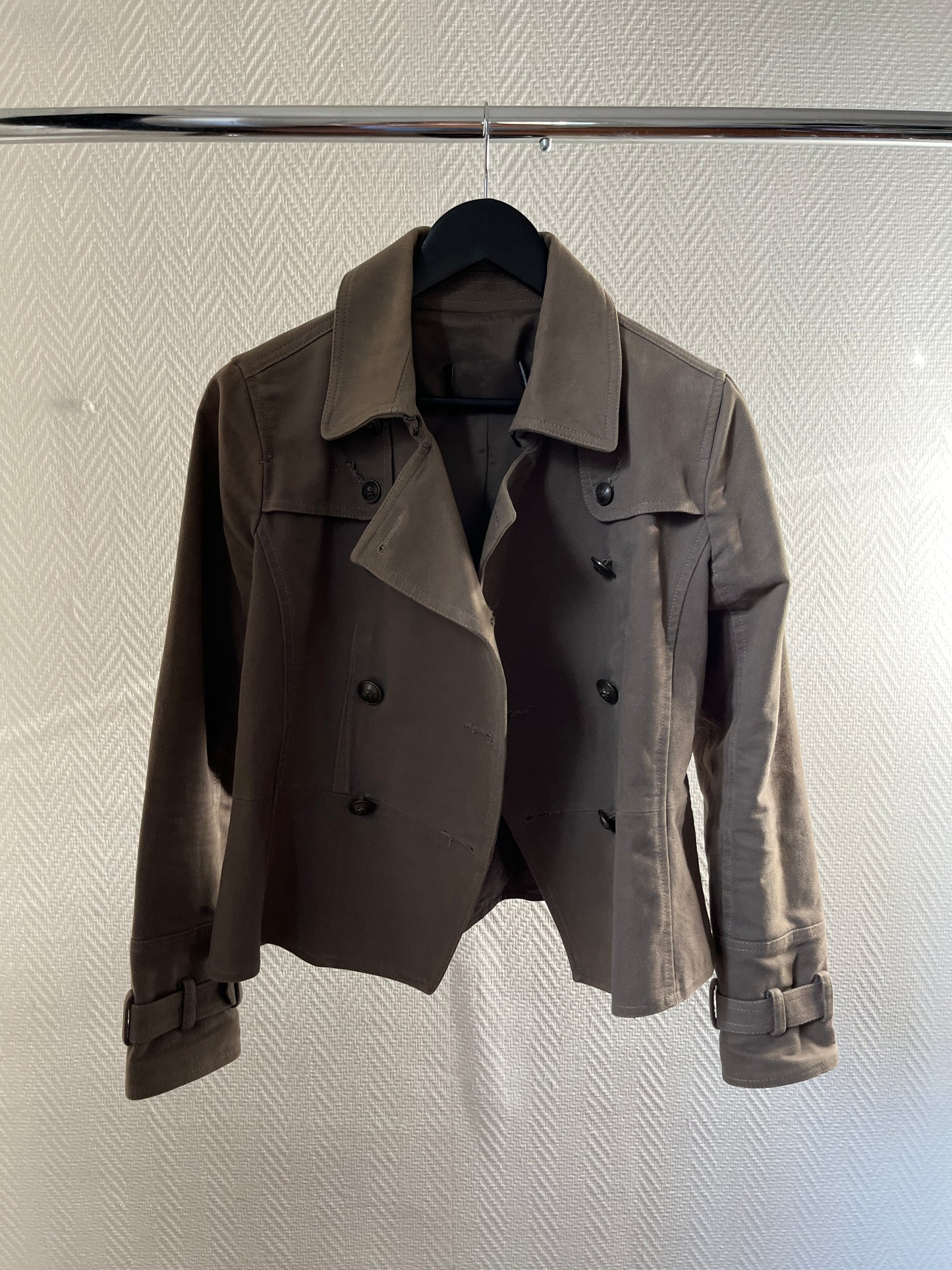 Vintage buttoned grey/khaki jacket