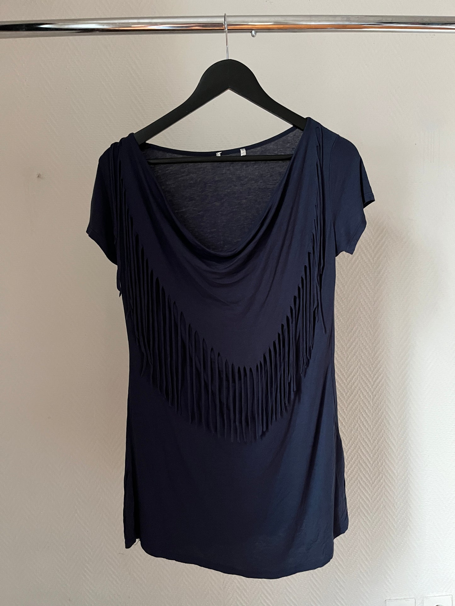 Vintage marine fringed top