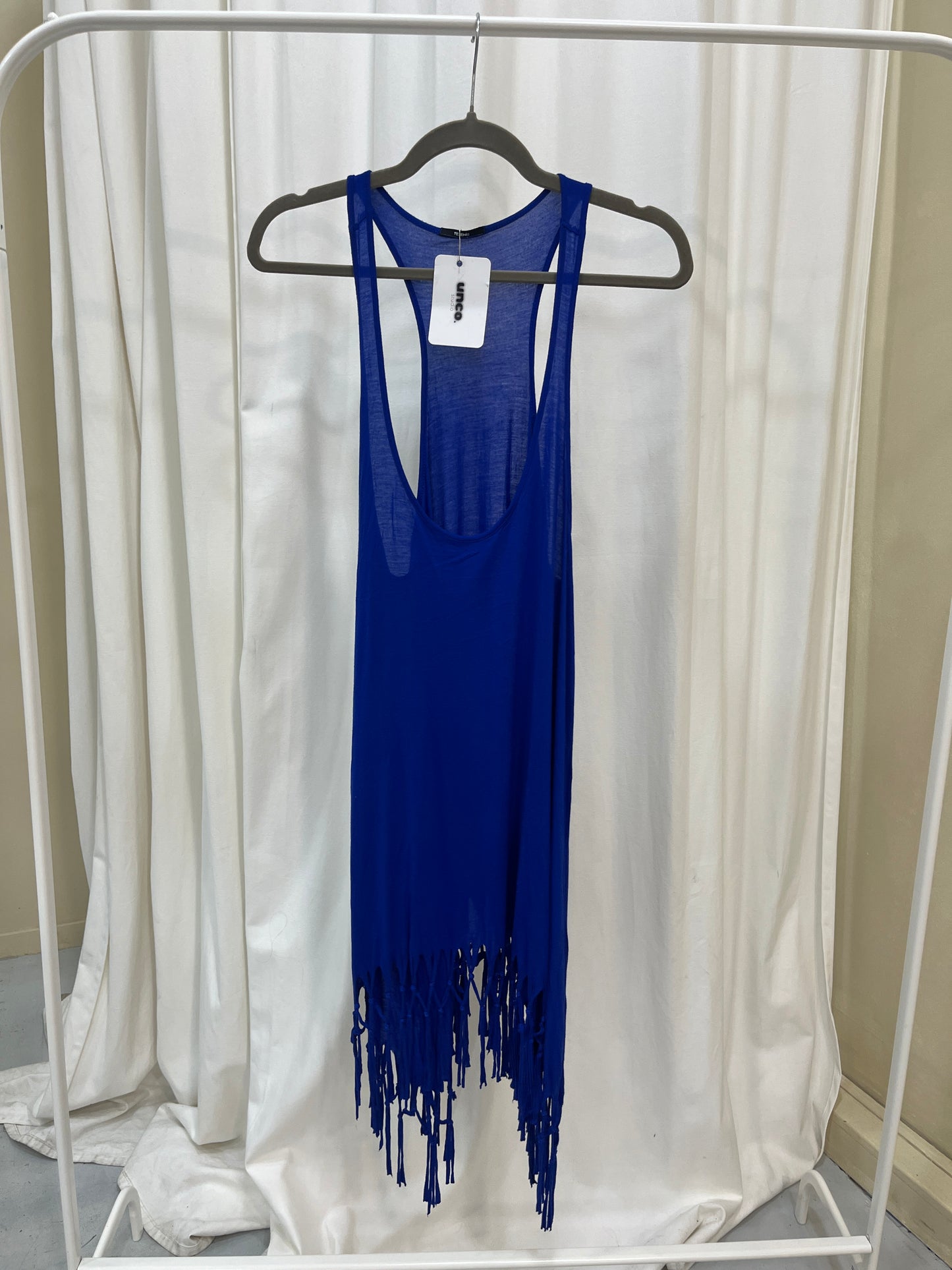 Vintage electric blue beach dress