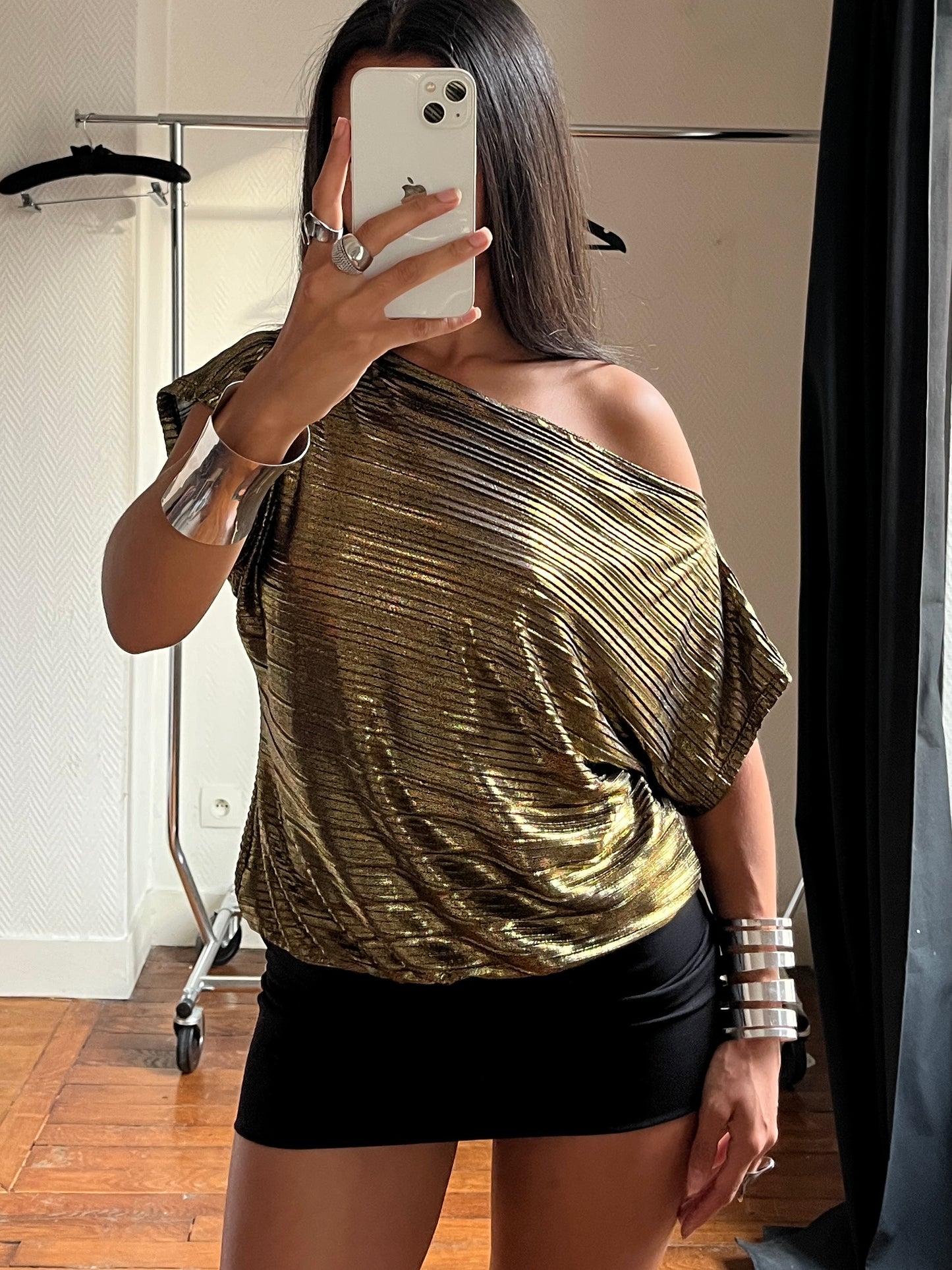 Vintage gold party dress