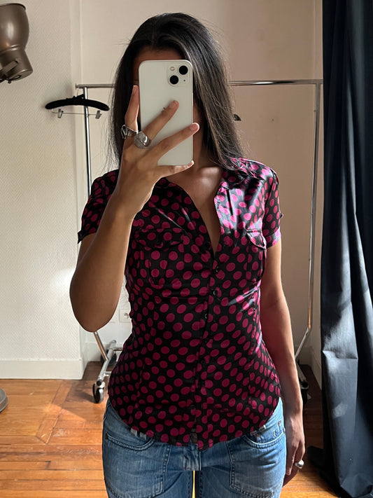 Vintage polka dot shirt