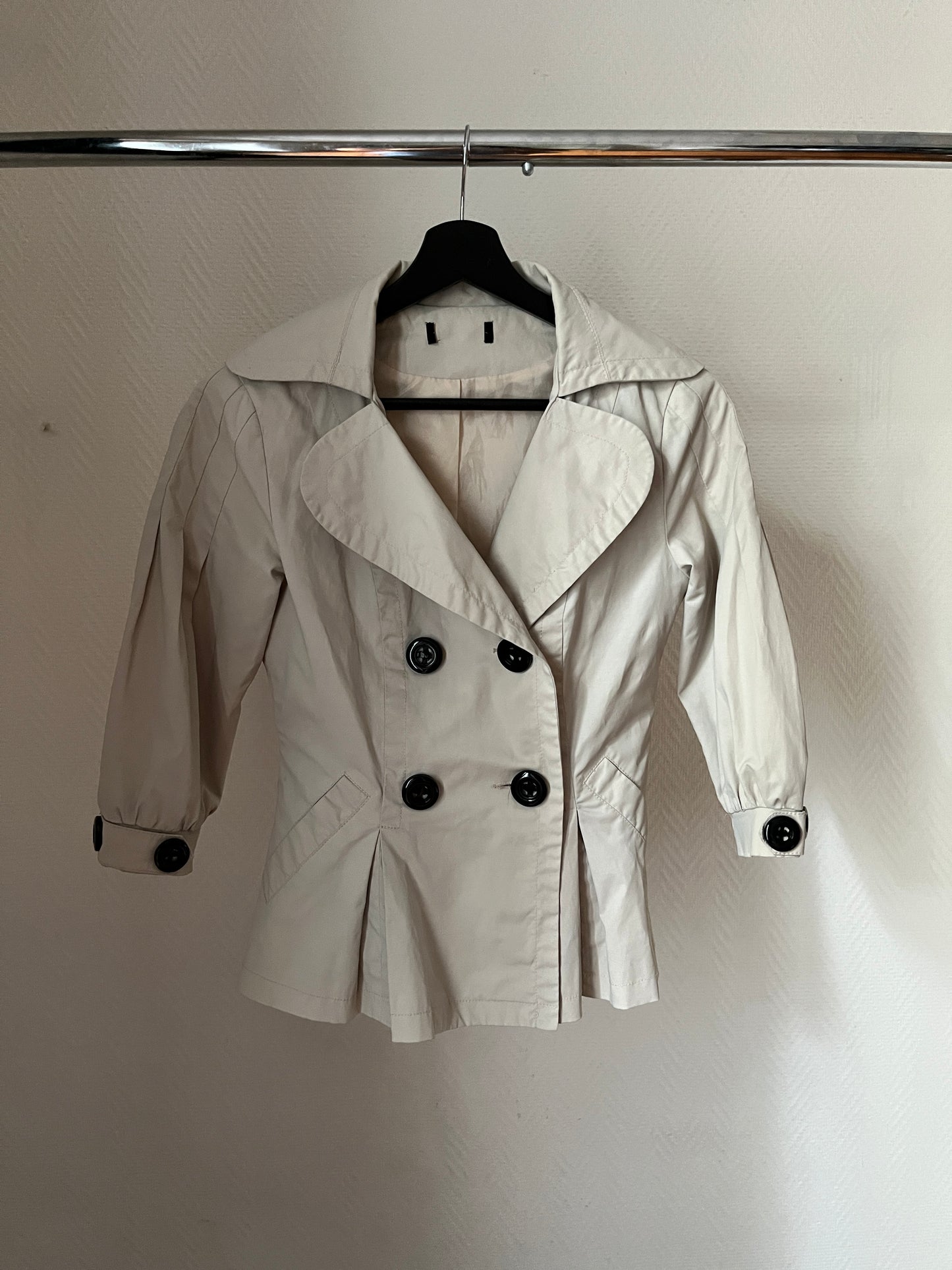 Vintage beige trench coat