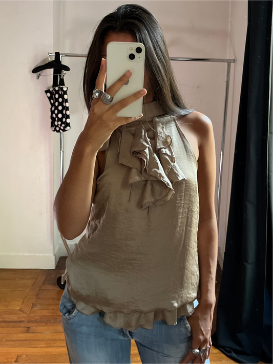 Vintage ruched top