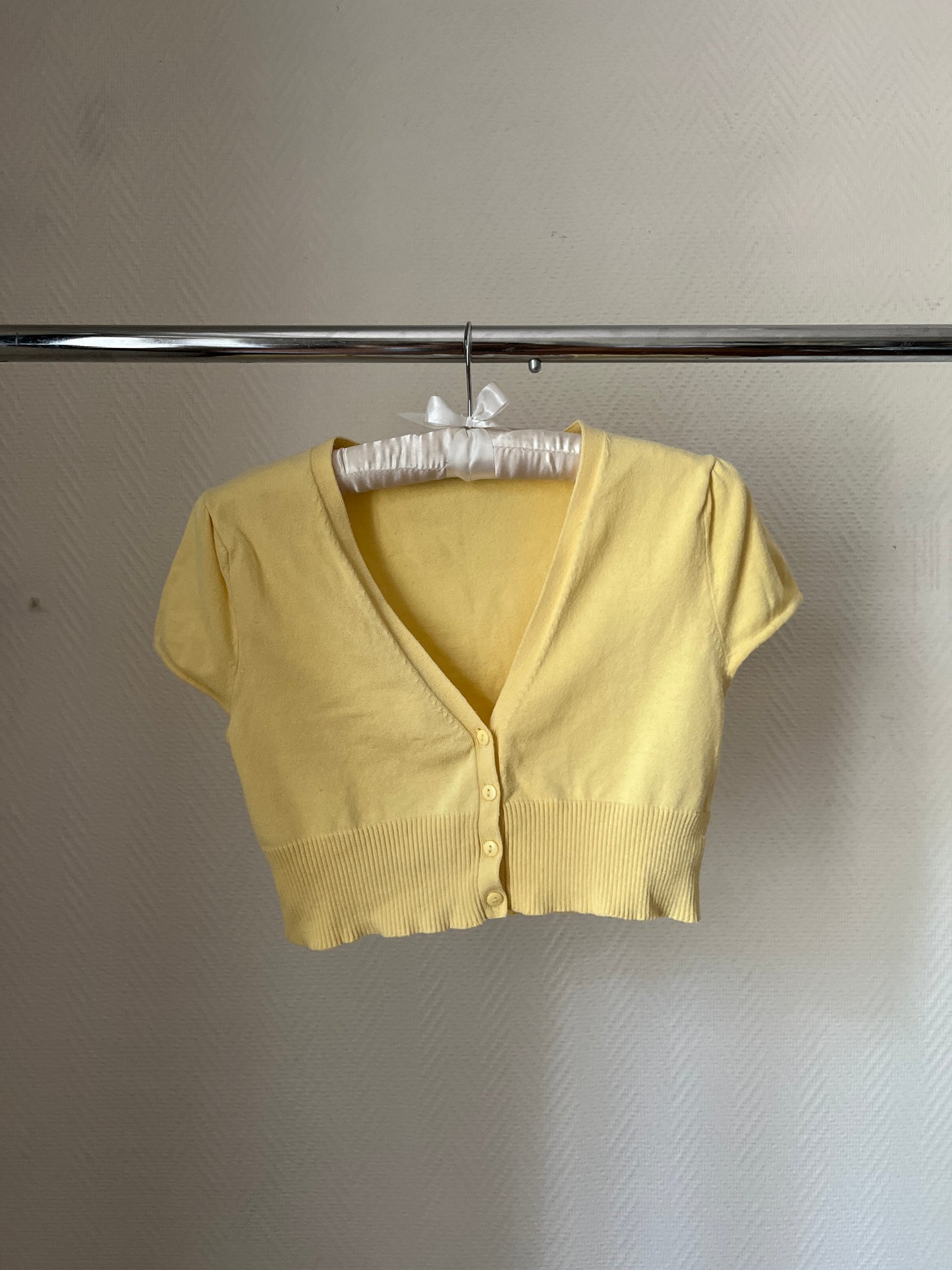 Vintage yellow bolero