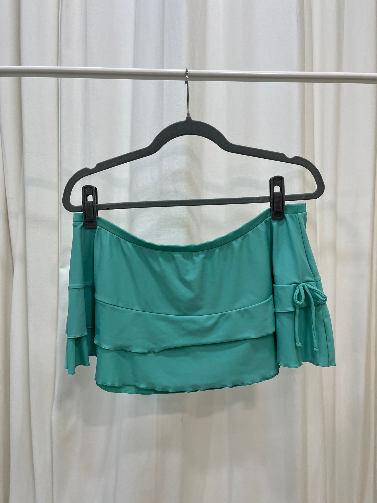 Vintage turquoise beach skirt