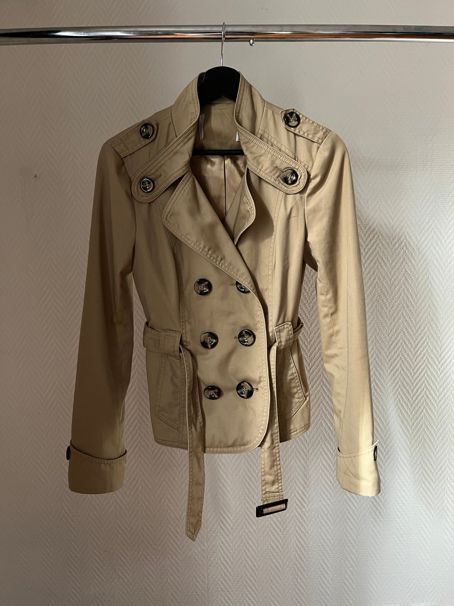Vintage beige trench coat