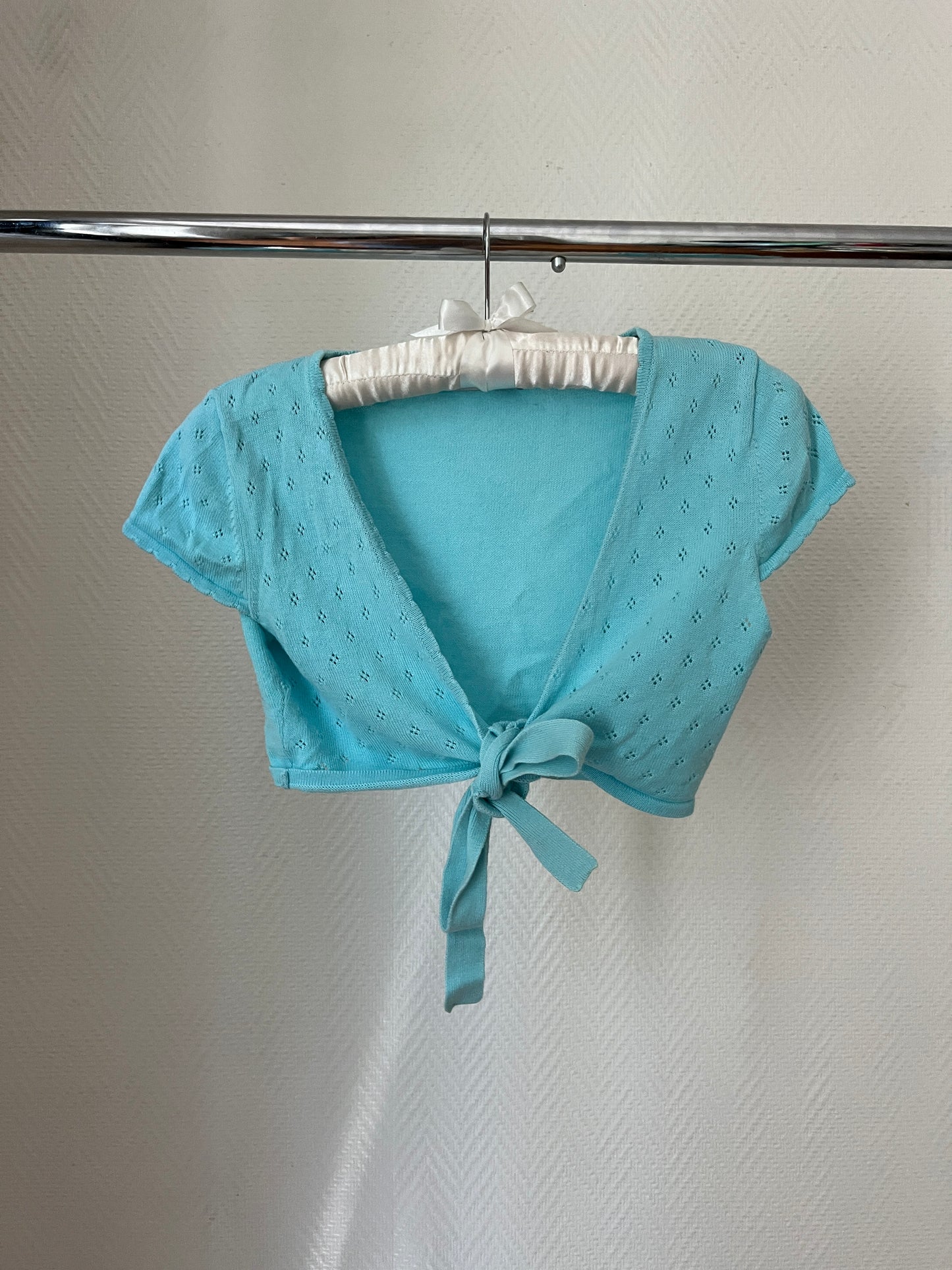 Vintage blue short bolero