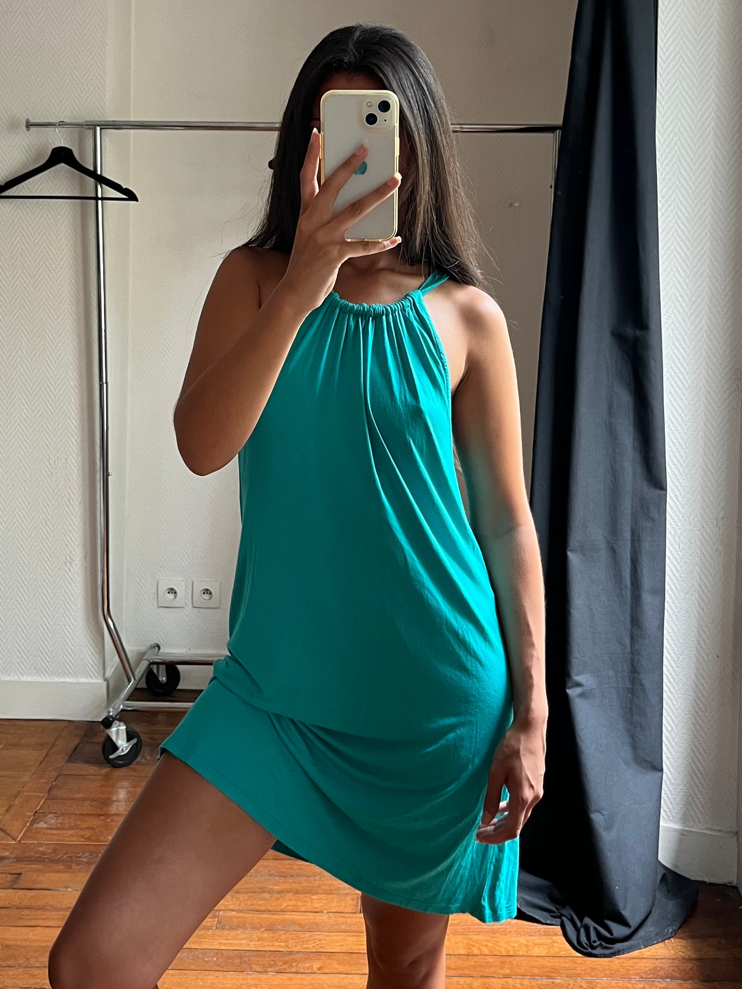 Vintage blue summer dress