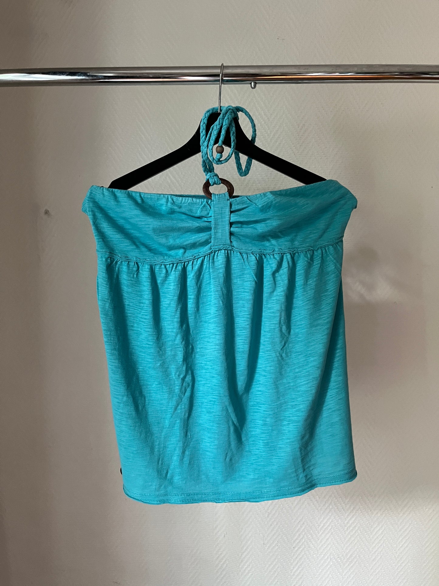 Vintage blue halter top