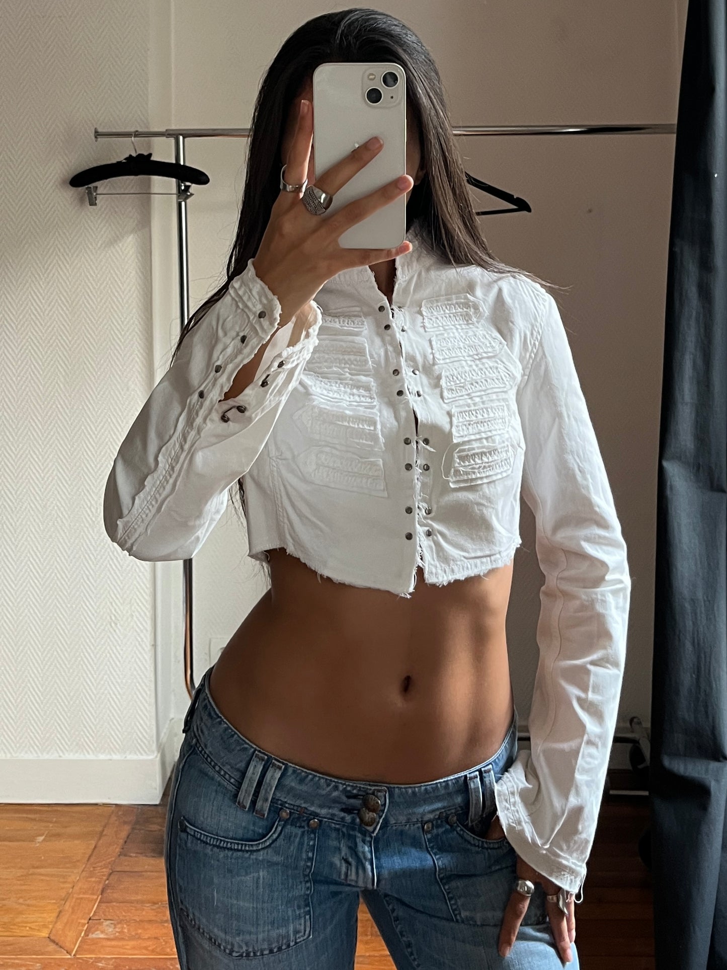 Vintage Pepe Jeans officer short jacket