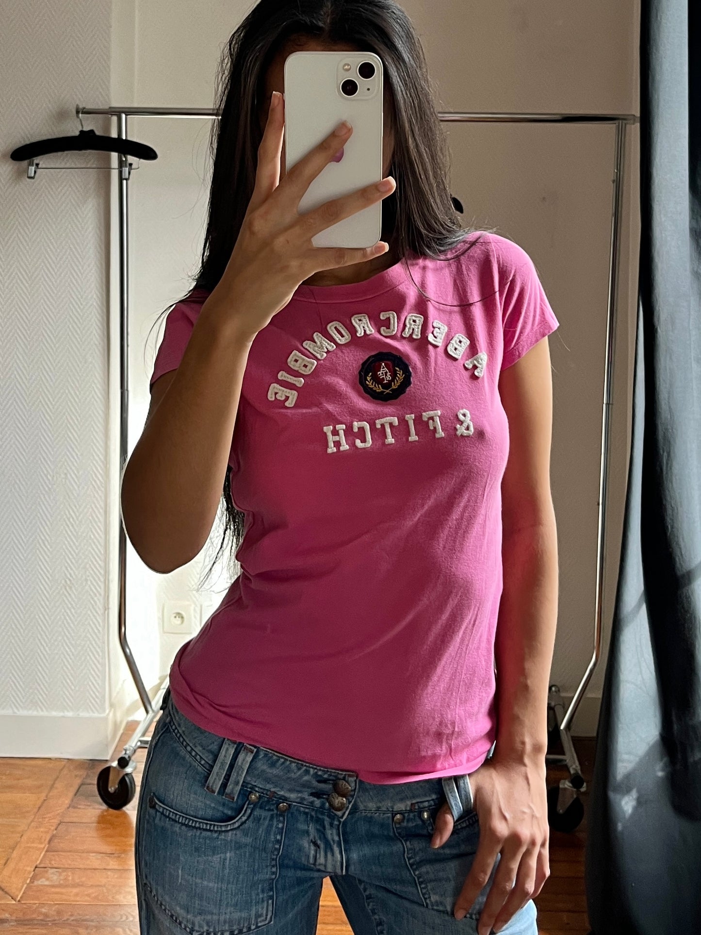 Vintage A&F pink T shirt