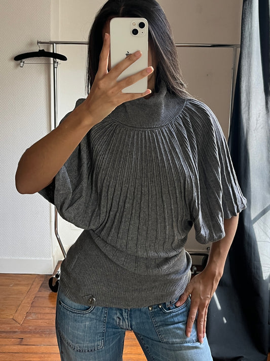 Vintage batwing grey pull over