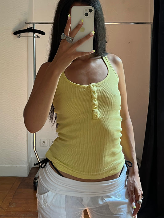 Yellow tank top