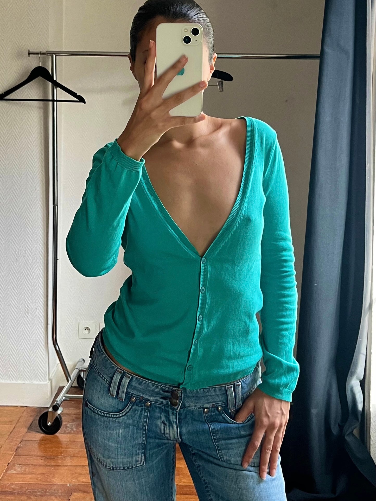 Vintage blue cardigan