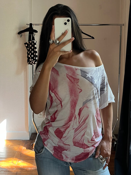Vintage flag top