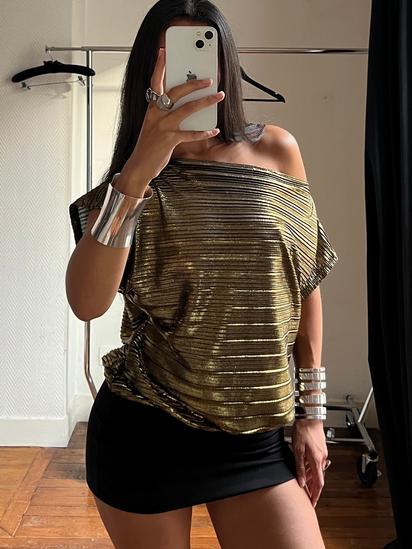 Vintage gold party dress