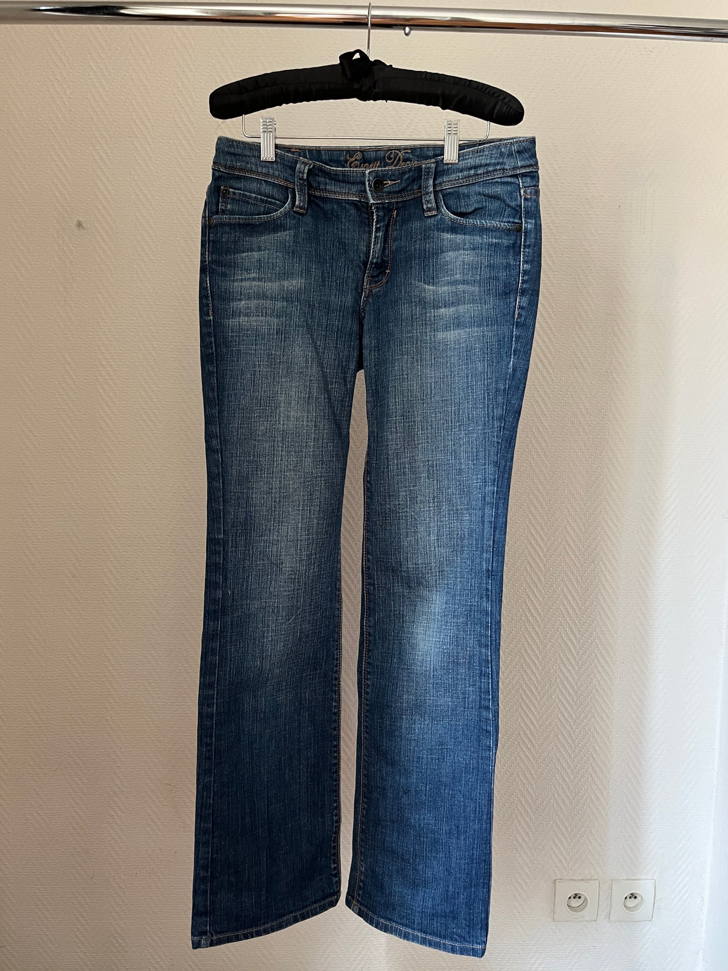 Vintage straight blue jeans