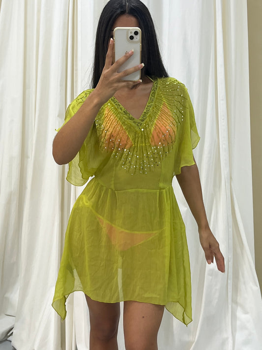 Vintage see-through beach dress