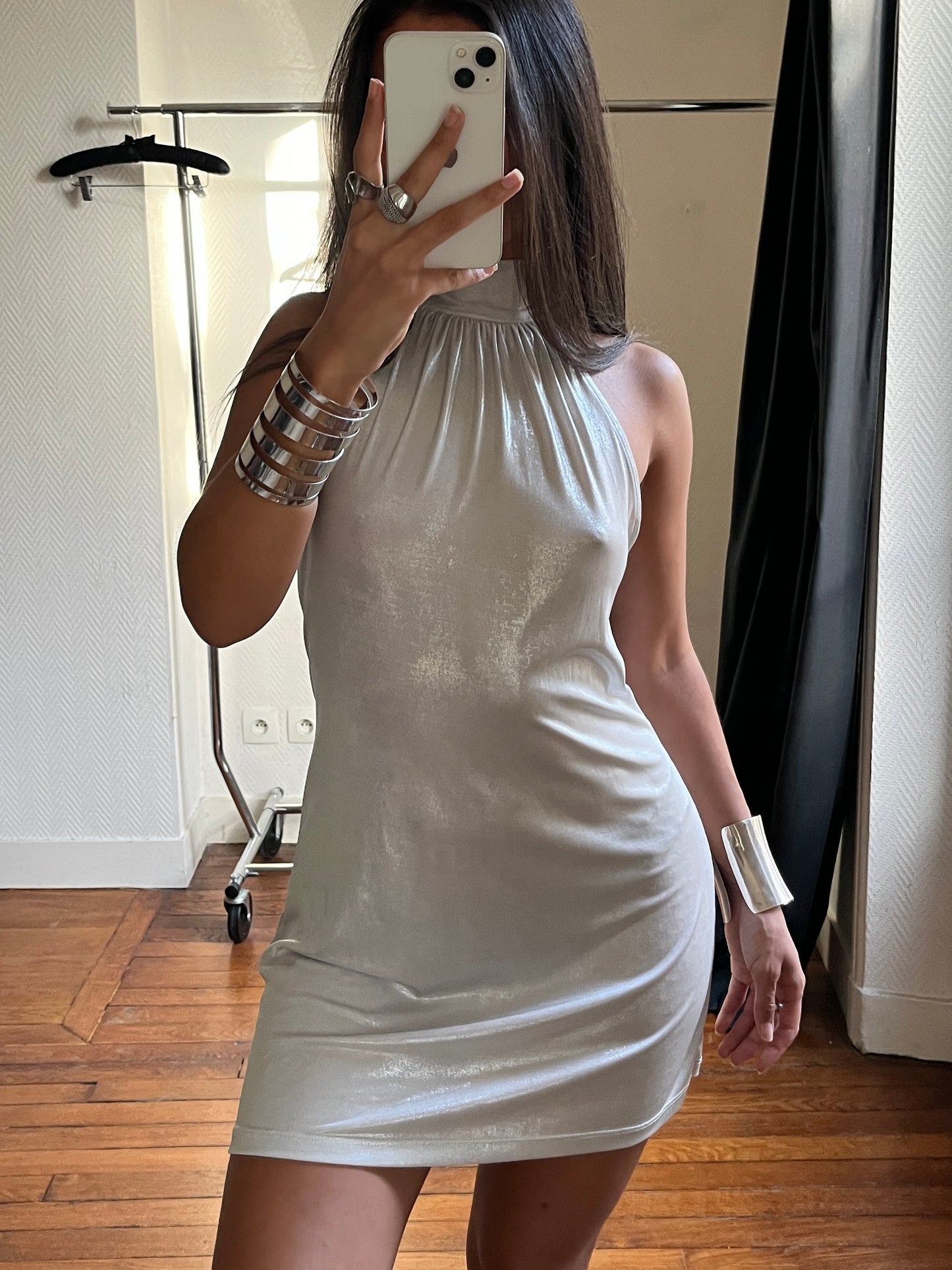 Vintage silver dress