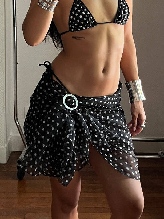 Vintage polka dot pareo