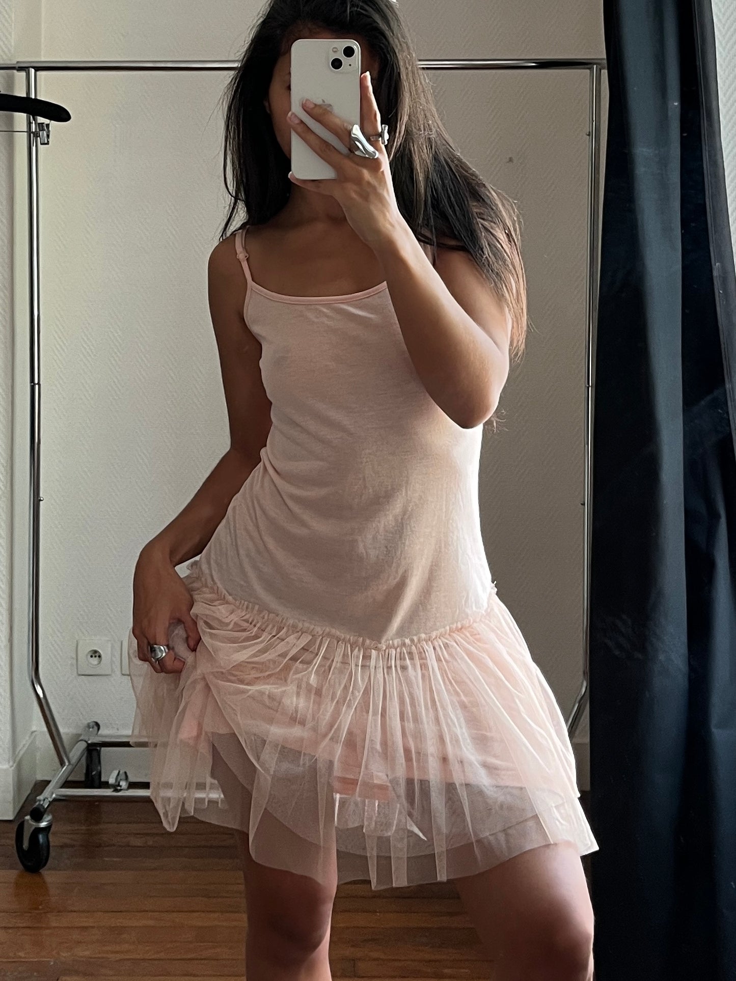 Vintage light pink tutu dress