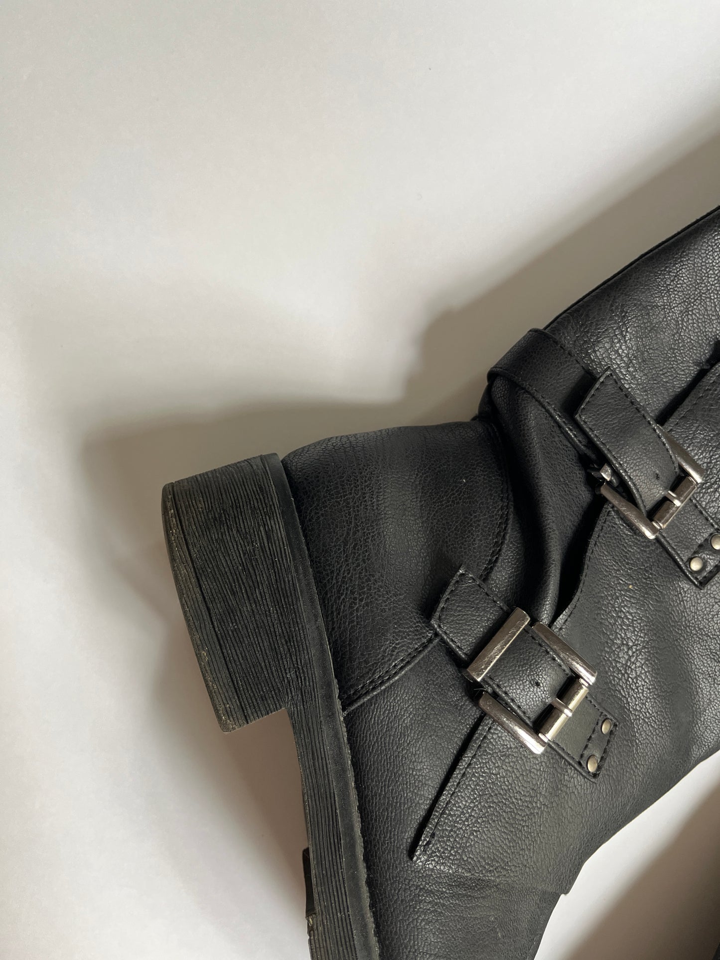 Vintage belted boots